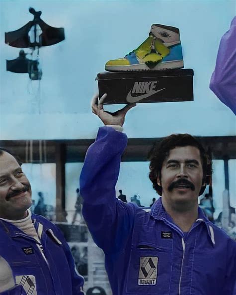 pablo escobar nike shoes.